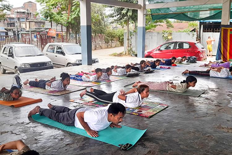 Yoga Satra at Imphal