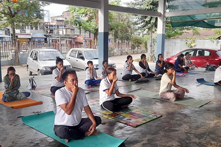 Yoga Satra at Imphal