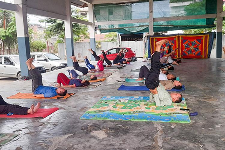 Yoga Satra at Imphal