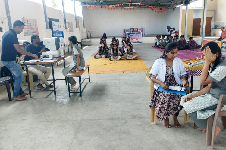 Free Eye-Screening Camp at Hanumanalu