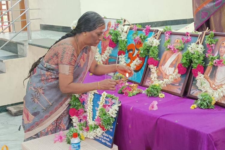 Grand Anna Puja on the occasion of Gita Jayanti at Kovilpatti