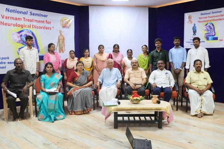 National Seminar on Siddha Varmam for Neurological Disorders Organized by VK-NARDEP