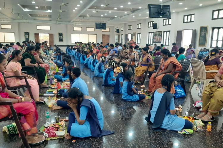 Matru Puja at VKV Kanyakumari