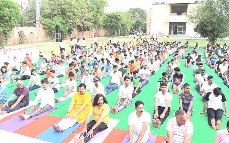 INTERNATIONAL YOGA DAY CELEBRATION RAJASTHAN PRANT 2018