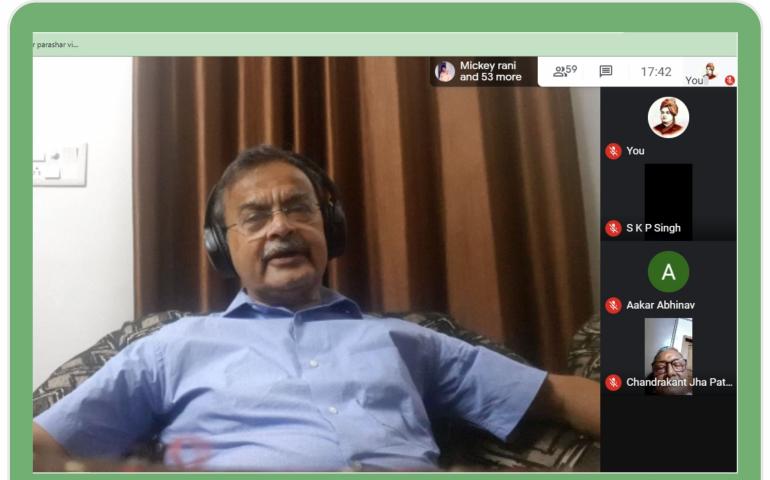 मुख्य वक्ता श्री अभयानंद जी(IPS) , पूव महानिदेशक, बिहार