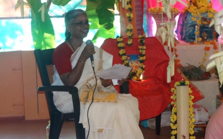 Ma.Radha Didi presided & guided programme