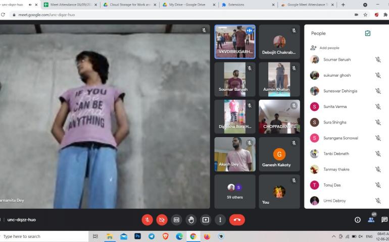 Preparation of International Day of Yoga 2021 - Tinsukia
