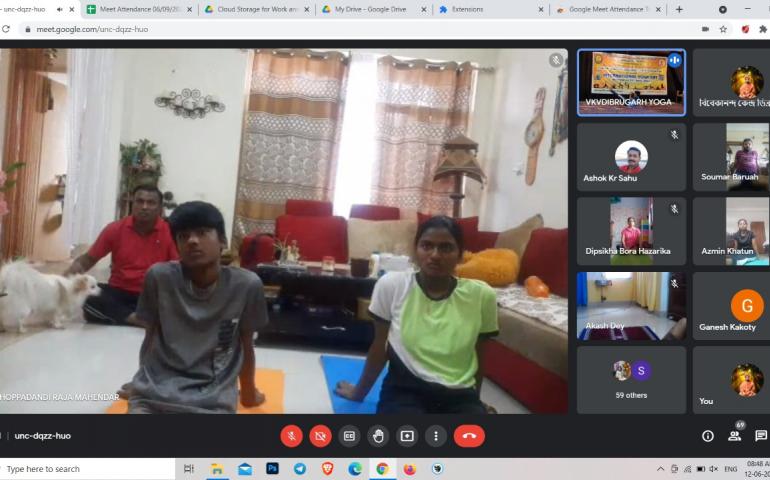 Preparation of International Day of Yoga 2021 - Tinsukia