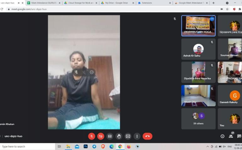 Preparation of International Day of Yoga 2021 - Tinsukia