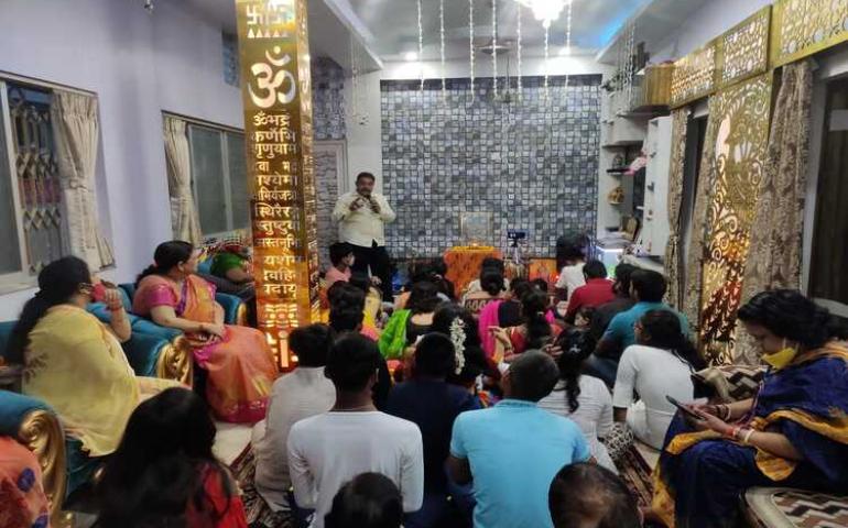 Shri Shyamsunder Jaiswal(Eknath Vibhag Vavyastha Pramukh) analysed the message sent by Mananeeya Nibedita Didi