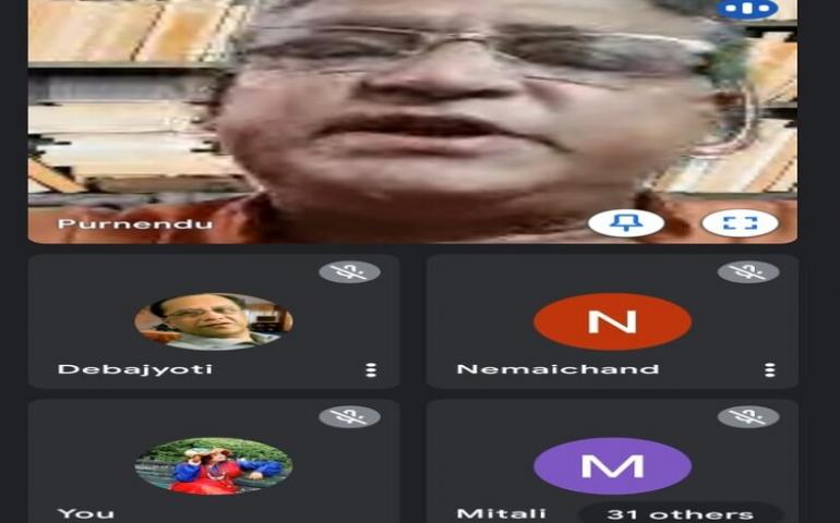 Dr. Purnendu Shekhar Das elaborated Mananeeya Nivedita didi's letter