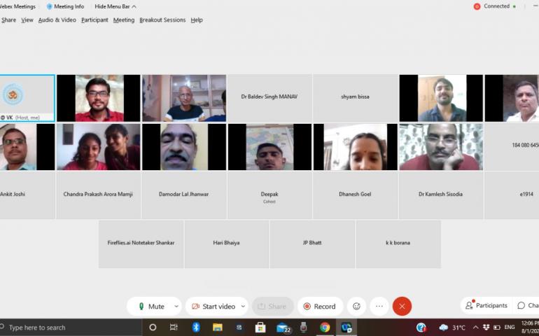 Group Photo of the Webinar