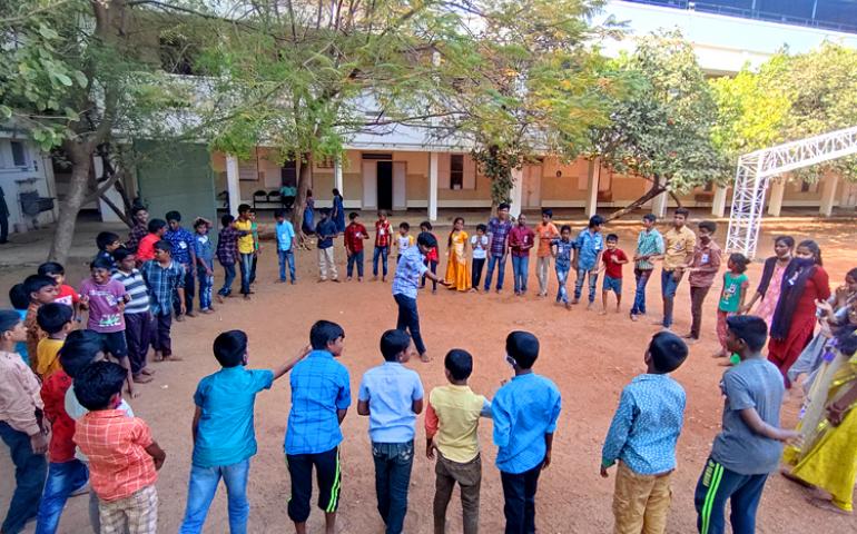Game session in Samskarvarga Sammelan - 13 March, 2022.