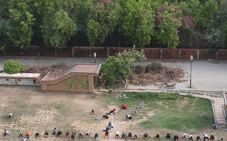 New Delhi Suryanamaskar