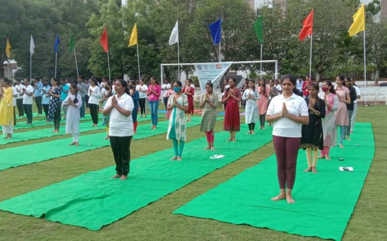 International Yoga Day - Telugu Prant - Hyderabad Vibhag - Nagole