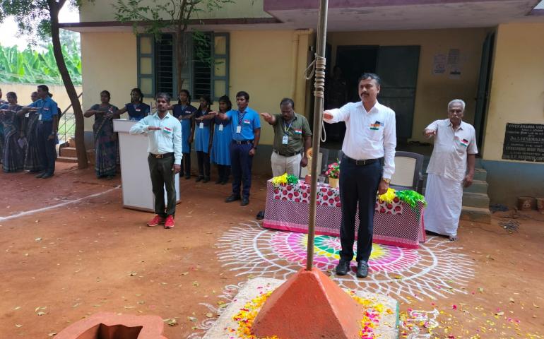 Republic Day Celebration -  VKV Vallioor