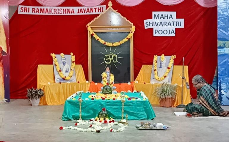 Maha Shivaratri and Ramakrishna Jayanti Celebrations @ VKV Kallubalu
