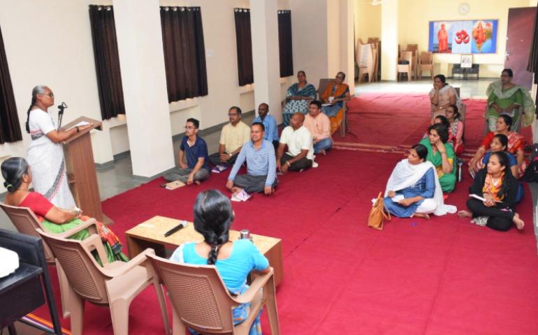 PDHH participants listening to a lecture