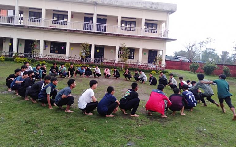 Krida yog in the shibir
