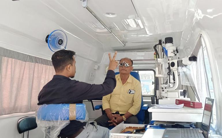 Eye and Life Style Disease Detection Camp by VKSSS