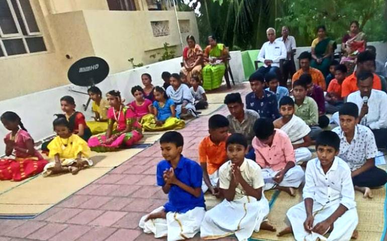 Gurupurnima celebration at TVS Nagar, Madurai