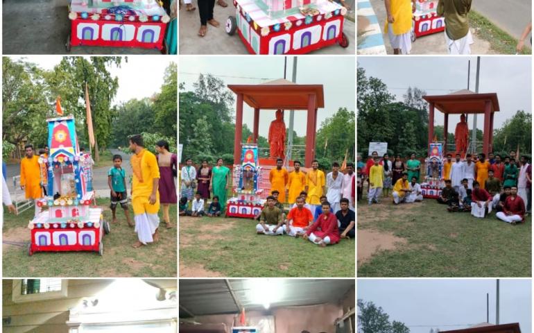 Rath Yatra celebration at VK Durgapur Nagar