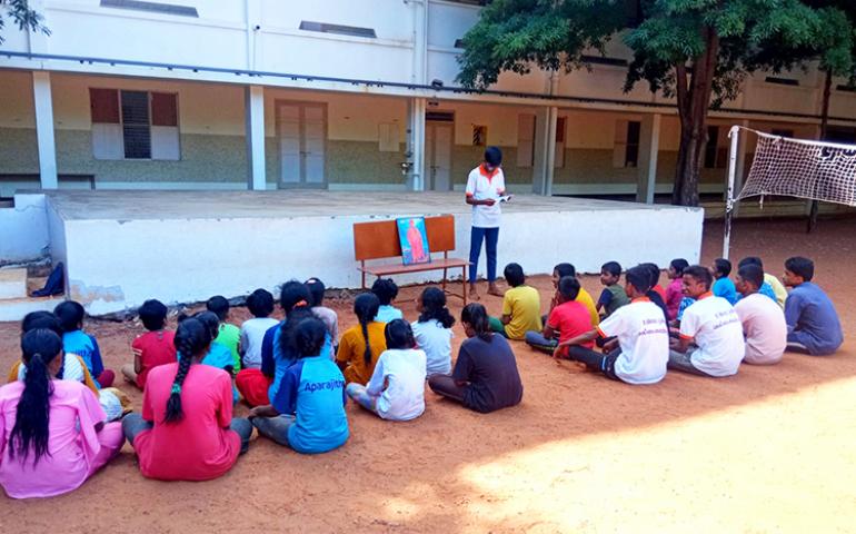 Samskar Varga at TVS Higher Secondary School, Madurai – July 2023
