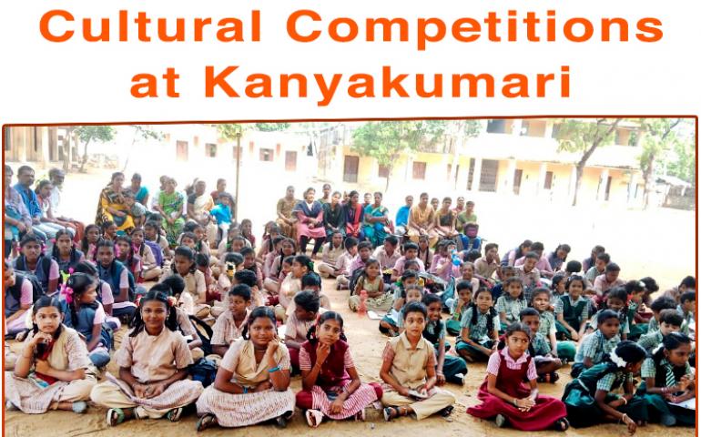 Participants of Cultural Competitions at Kanyakumari by VKRDP