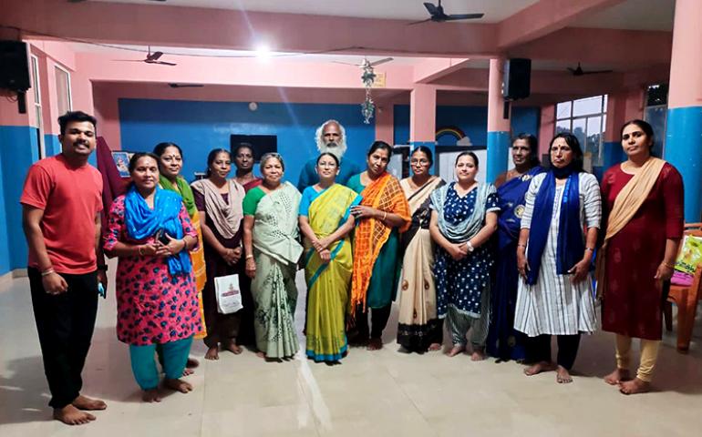 Participants of Yoga Satra at Thiruvananthapuram, July 2023