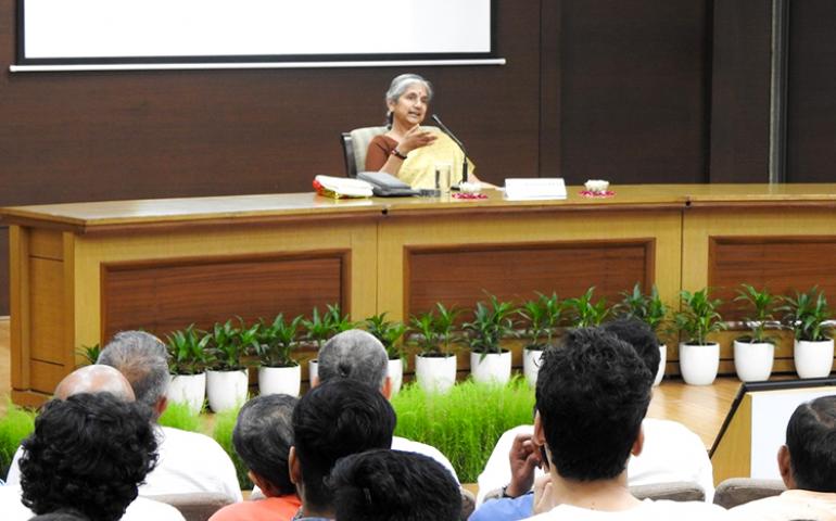 Mananeeya Nivedita Didi’s Universal Brotherhood Day lecture at Chanakya Center, Delhi
