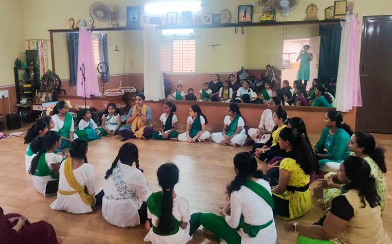 Universal Brotherhood Day interaction at Sri Gowri nrityalaya