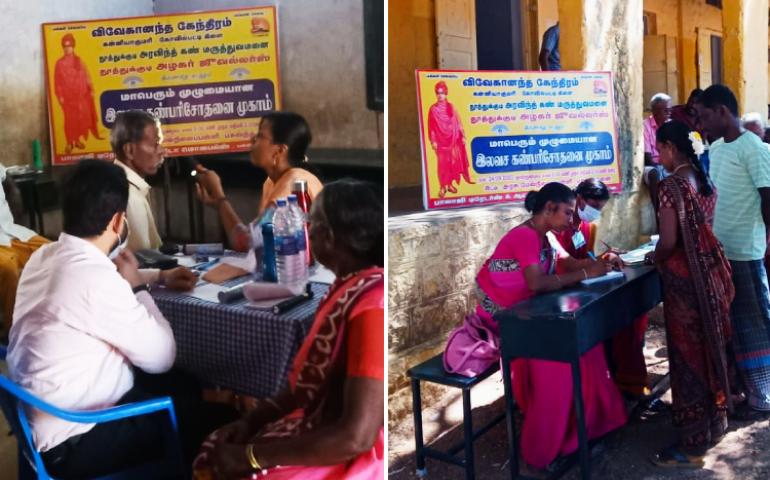 Free Eye Check-up Camp at Thoothukudi