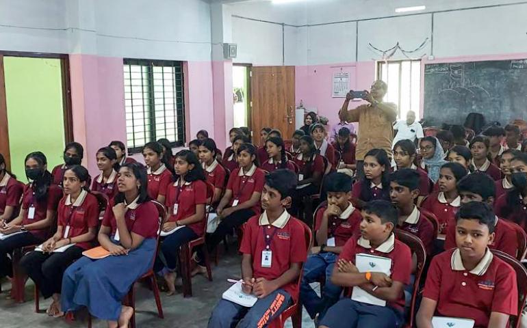 Participants of Personality Development Workshop at Engandiyur
