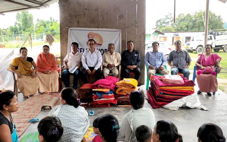 003 – Relief work at Imphal West District, Manipur by VK Imphal