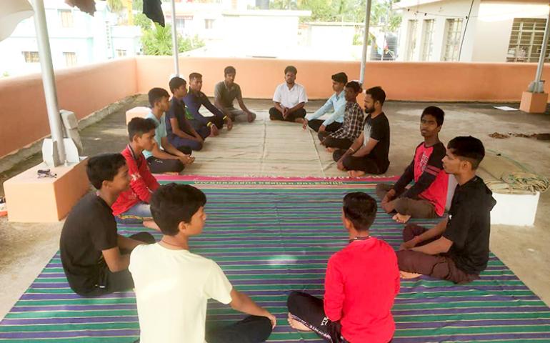 Discussion at Youth Motivational Workshop at Balasore