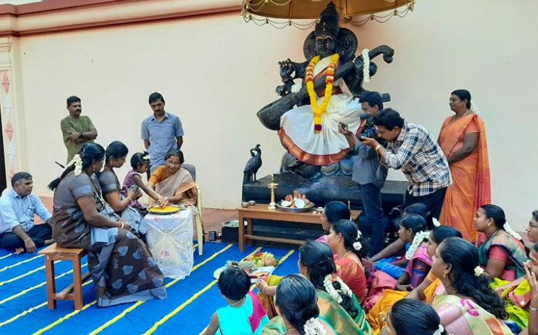 Vidyarambham Celebration at VKV Kanyakumari