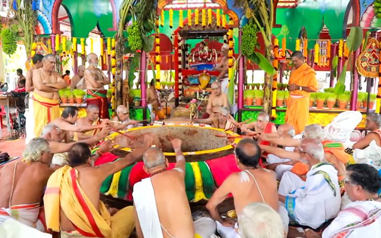 Sri Maha Rudra Shata Chandi Yagna at Vivekananda Kendra campus in Kanyakumari