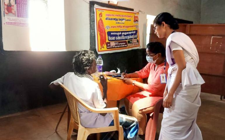 Free Eye Check-up Camp at Soorangudi