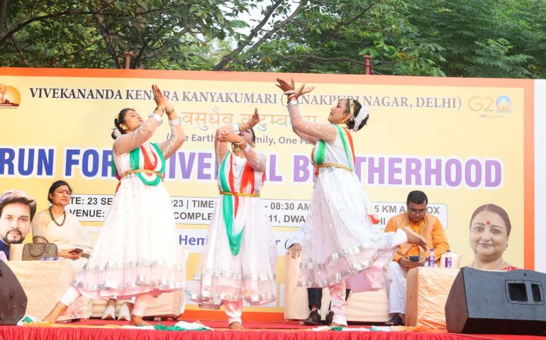 Run for Universal Brotherhood Day at Delhi