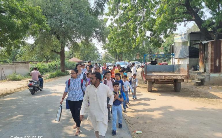 forest, visit, karnavati, gujarat. vivekananda kendra