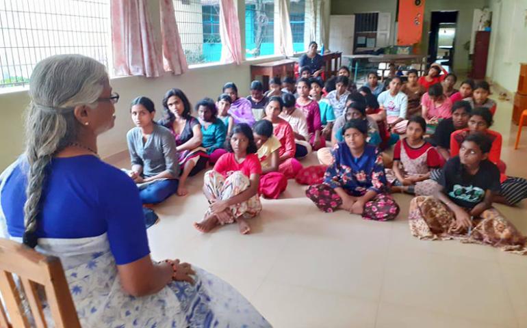 Session during Kishori Vikas Shibir at Thiruvananthapuram