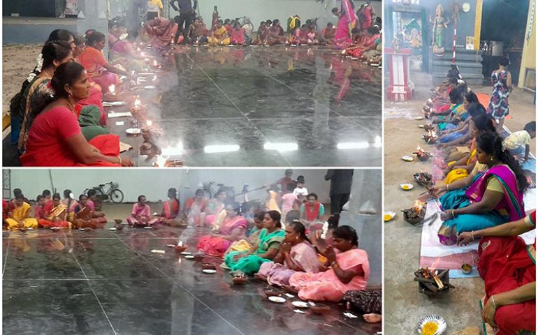 Glimpses from Navaratri Puja at Thoothukudi