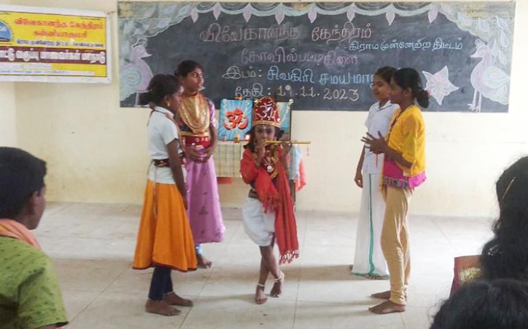 Glimpse from Sadhana Diwas at Tenkasi