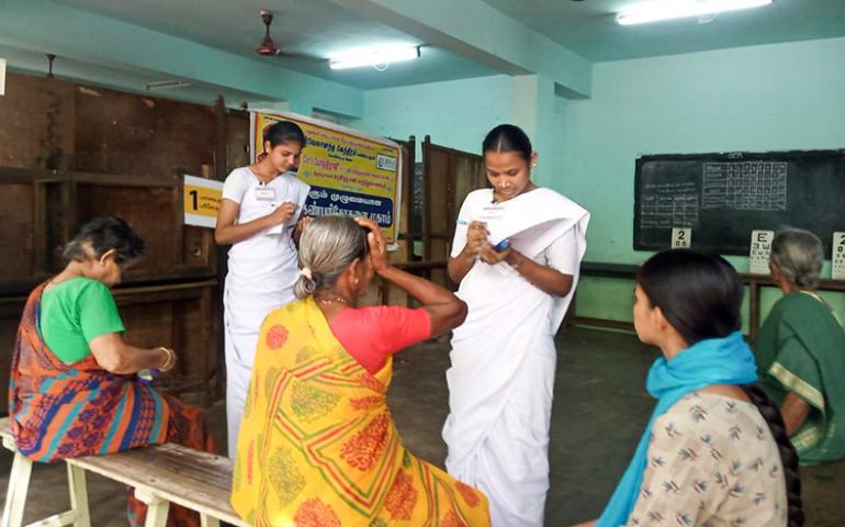 Free Eye Check-up Camp at Sankarankovil