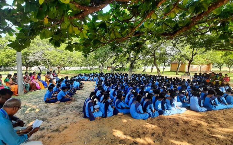 Participants of Gita Jayanti at VKV Kanyakumari