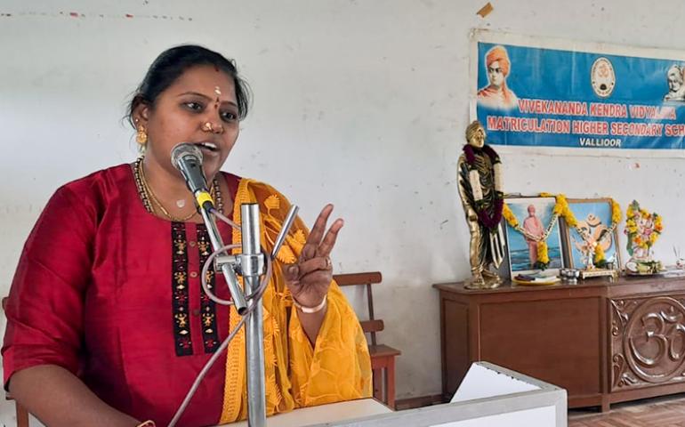Chief Guest Address during Gita Jayanti at VKV Vallioor