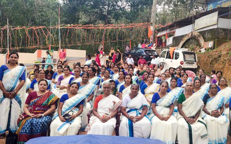 Participants of Amrita Parivar Sangamam at Thiruvananthapuram