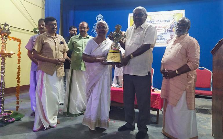Second Parakkodu N.V. Nambyathiri Memorial Award presented to Mananeeya Lakshmi Didi