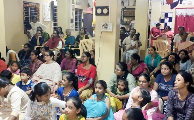 Participants of Swami Vivekananda Jayanti at Hebbal 