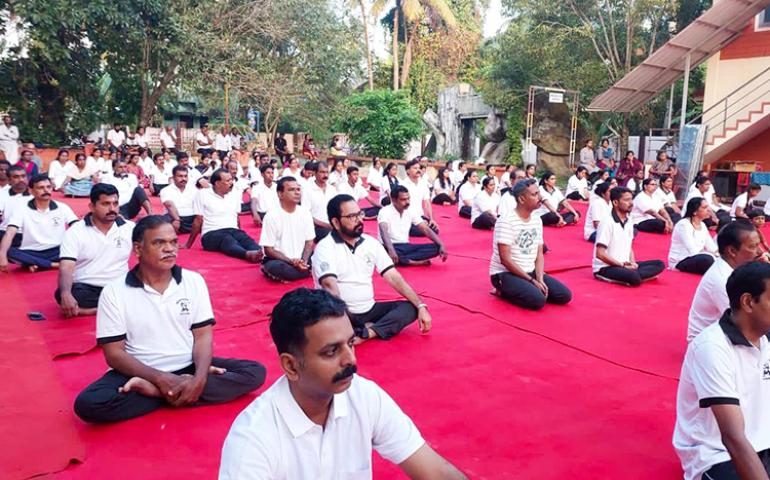 participants of Samatva Yoga Sangamam at Kodungallur
